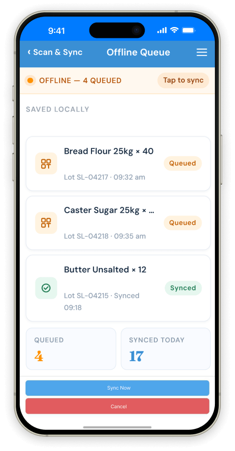 Streamline Distribution App tray tracking